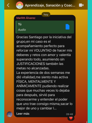 Testimonio de paciente Santiago Rafael — caso 16